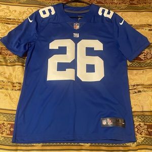 New York Giants Saqoun Barkley On-Field Nike Replica Jersey